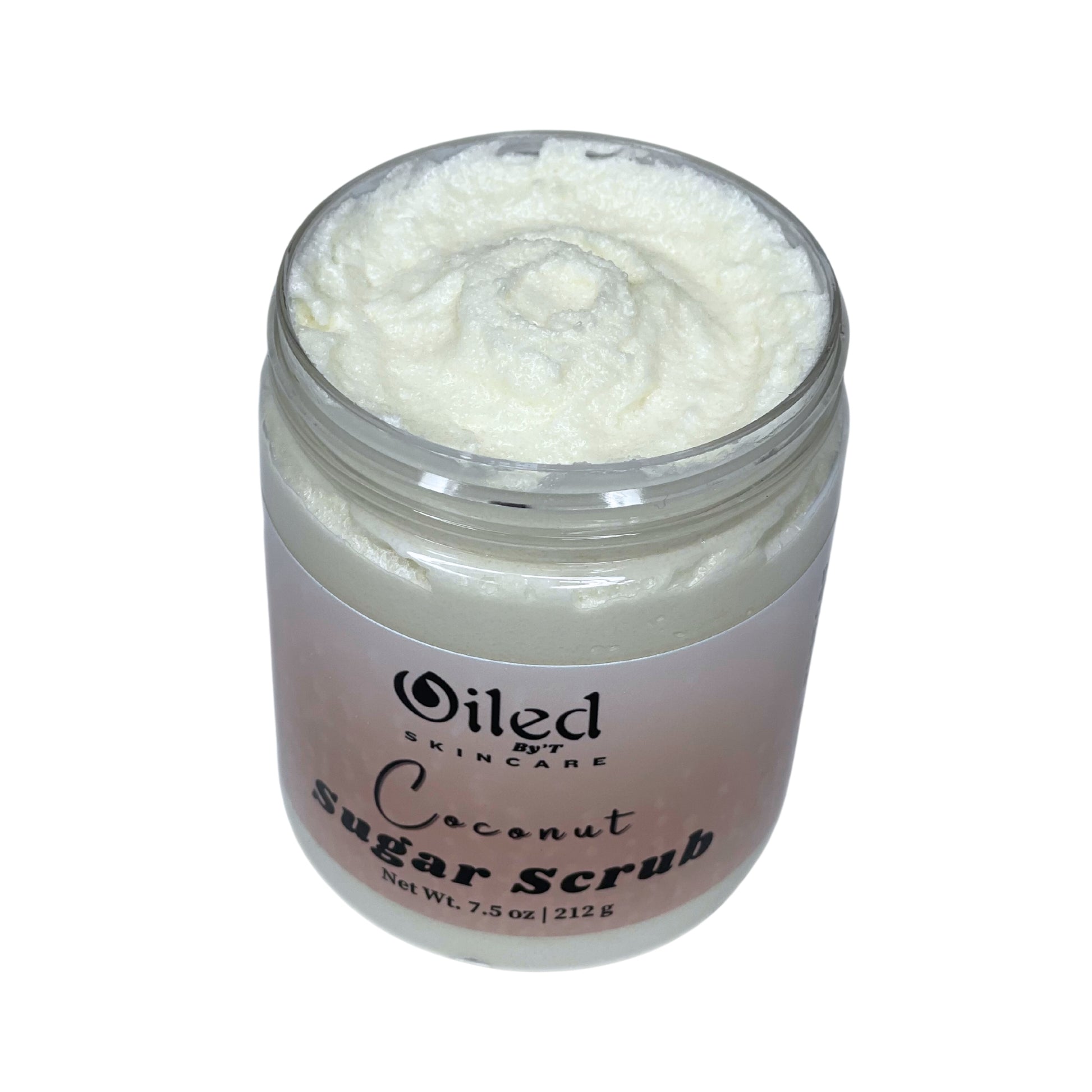 Coconut Body Scrub 7.5 oz open