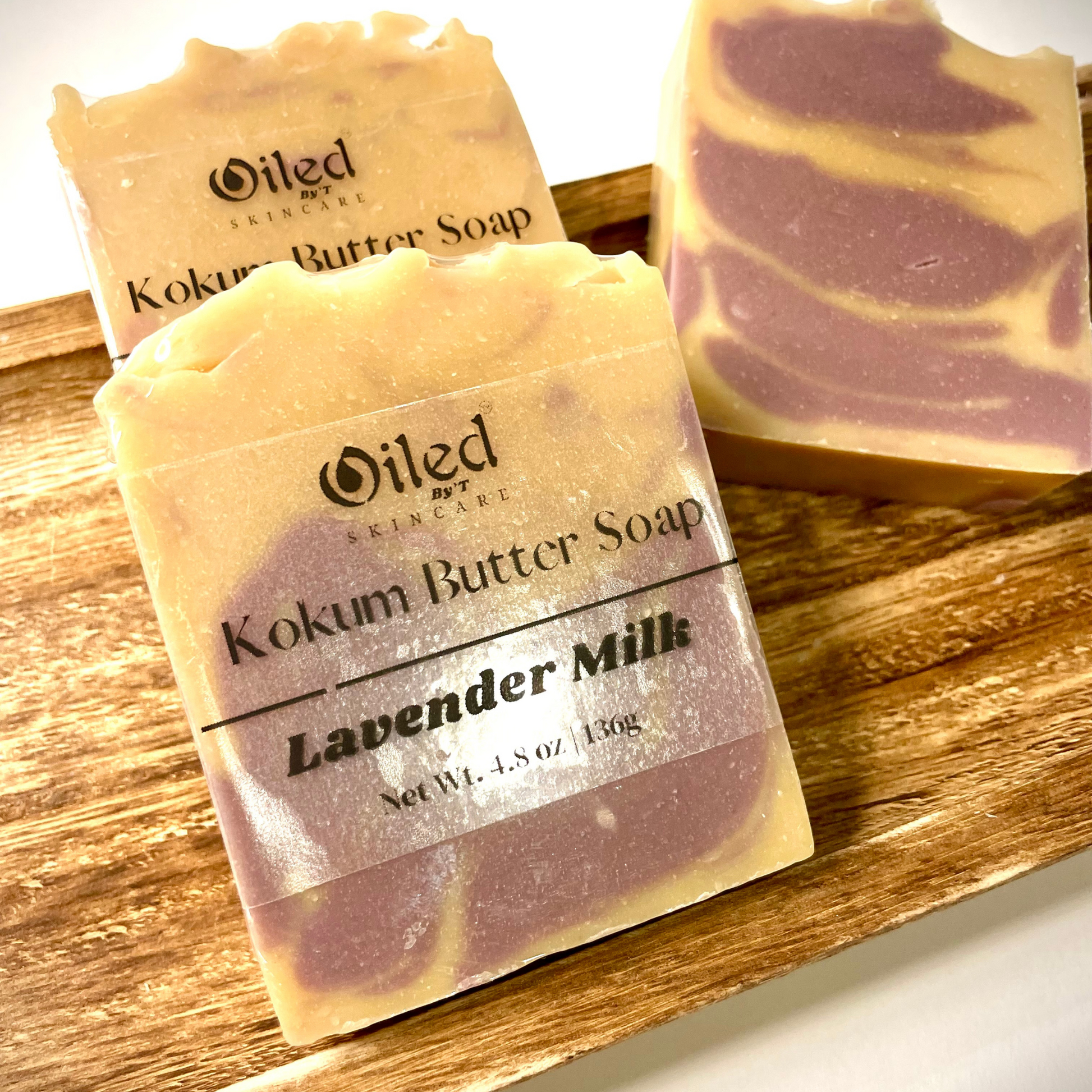 Artisan Bar Soap with purple Brazilian clay and Coconut Milk